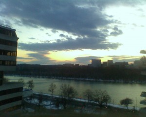 Sunset over the Potomac River View #1.