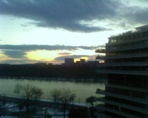 Sunset over the Potomac River View #2.